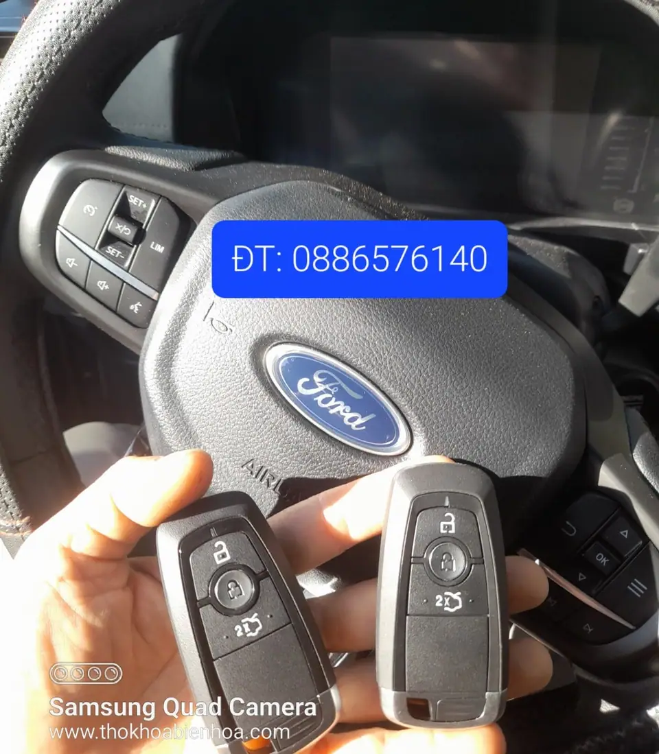 SmartKey Ford Everest vừa được làm tại Biên Hòa