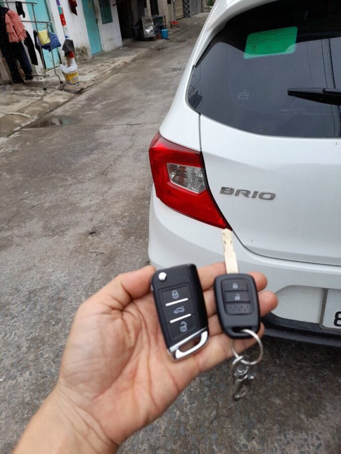 độ gập chìa khóa ô tô Honda Brio 2020