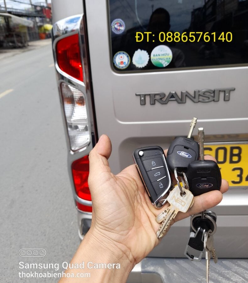 Chìa khoá Ford Transit Biên Hoà, giá chỉ từ 750k 1 Làm chìa khoá Ford Transit Biên Hoà