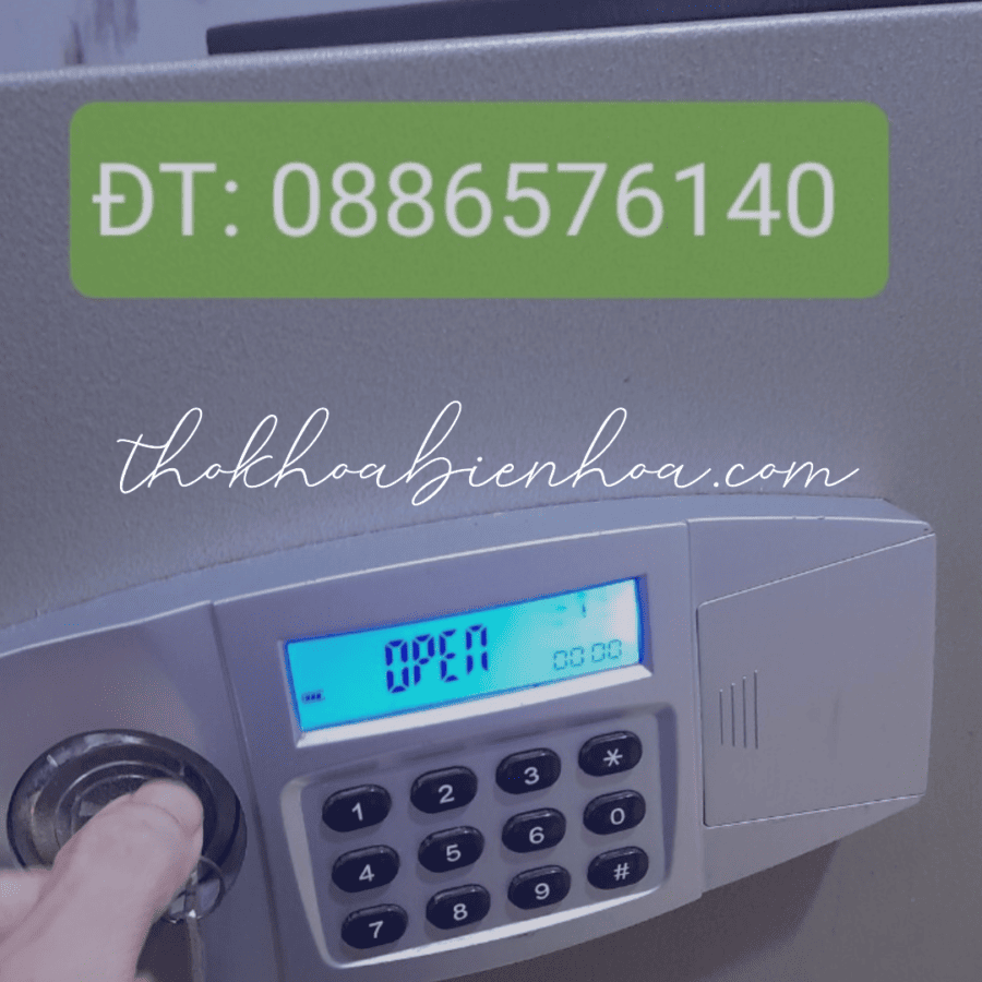 Két sắt mini không mở được - Giải pháp mở trong 15 phút 6 sửa khóa két sắt tại nhà