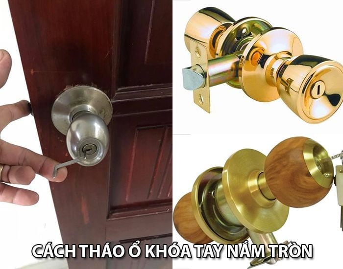 sửa khóa tay nắm tròn